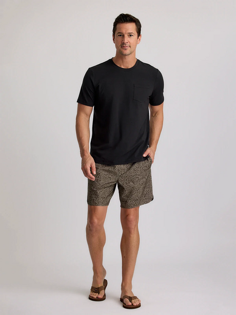 Free Fly Apparel Mens Reverb Short - Drifter Print / Fatigue