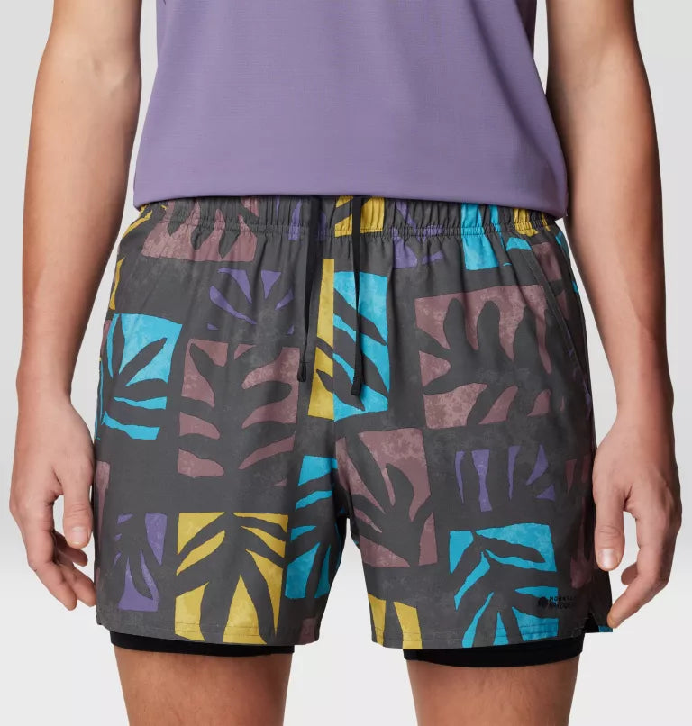 Mountain Hardwear Mens Shade Lite Short - Allium Meadows Print