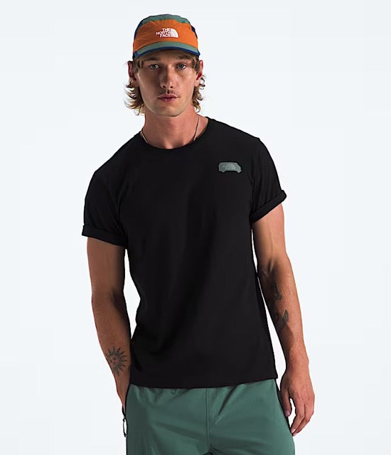 The North Face Mens Short-Sleeve Outdoor Graphic Tee - TNF Black