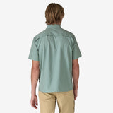 Patagonia M's Short Sleeve Self-Guided Sun Shirt - Thermal Blue