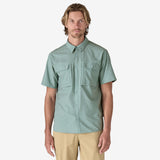 Patagonia M's Short Sleeve Self-Guided Sun Shirt - Thermal Blue