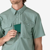 Patagonia M's Short Sleeve Self-Guided Sun Shirt - Thermal Blue