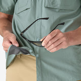 Patagonia M's Short Sleeve Self-Guided Sun Shirt - Thermal Blue