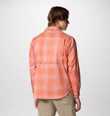 Columbia Mens Silver Ridge Utility Lite Plaid Long Sleeve Shirt - Tuscan Large Blur Check