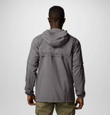 Columbia Mens Skien Valley Hooded Long Sleeve Shirt - City Grey