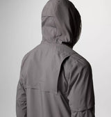 Columbia Mens Skien Valley Hooded Long Sleeve Shirt - City Grey