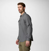 Columbia Mens Skien Valley Long Sleeve Shirt - City Grey