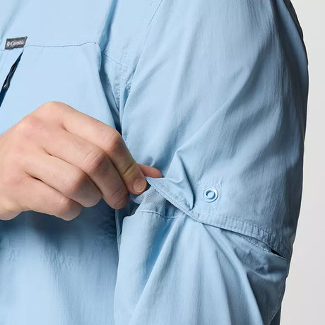 Columbia Mens Skien Valley Long Sleeve Shirt - Ripple Blue