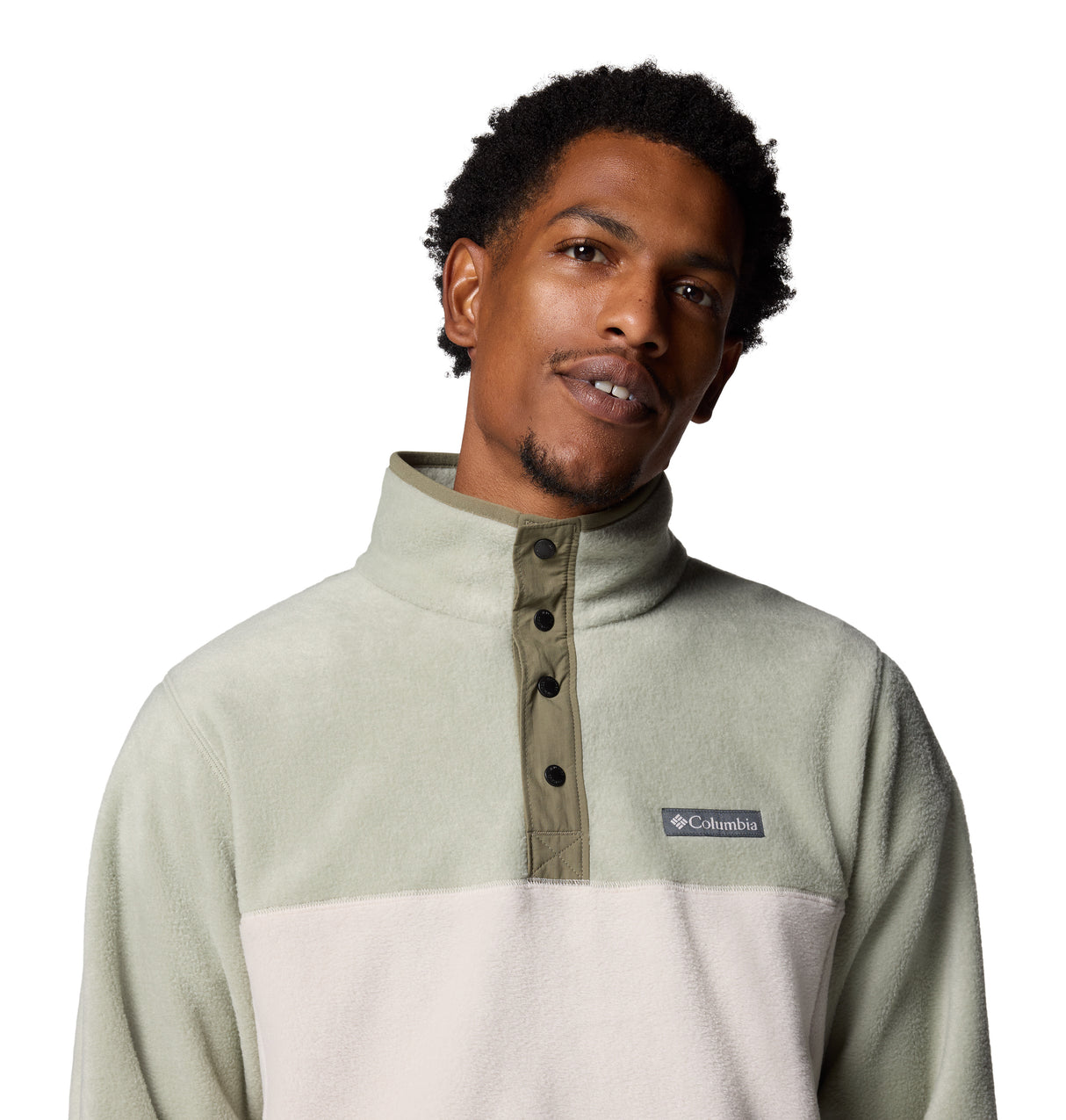 Columbia Mens Steens Mountain Half Snap II Fleece Pullover - Dark Stone / Safari