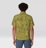 Mountain Hardwear Mens Stryder Short Sleeve Shirt - Moon Moss Forager Print