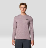 Mountain Hardwear Mens Sunblocker Long Sleeve - Warm Ash Heather