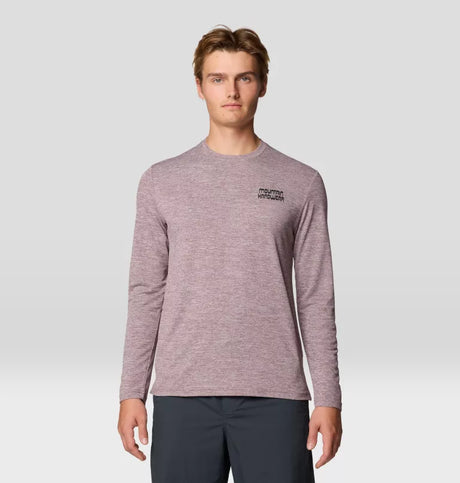 Mountain Hardwear Mens Sunblocker Long Sleeve - Warm Ash Heather