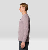 Mountain Hardwear Mens Sunblocker Long Sleeve - Warm Ash Heather