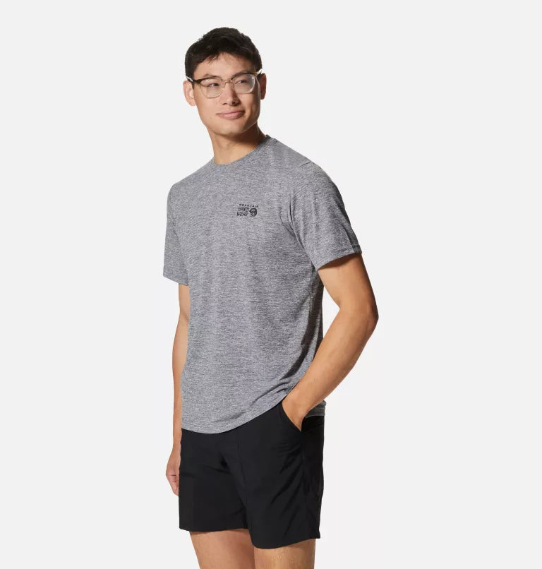 Mountain Hardwear Mens Sunblocker Short Sleeve - Foil Grey Heather