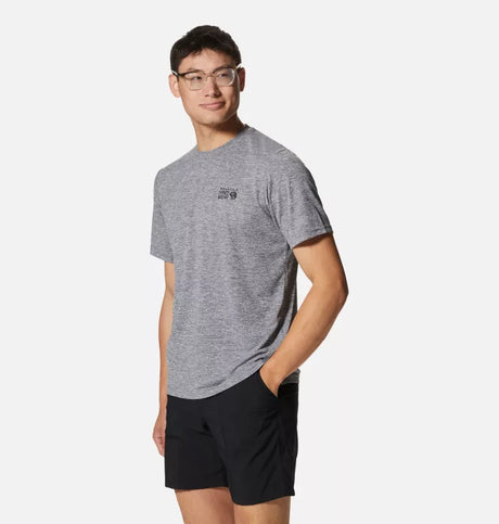 Mountain Hardwear Mens Sunblocker Short Sleeve - Foil Grey Heather