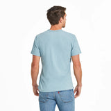 Life Is Good Mens Super Fly Slim Fit Slub Tee - Smoky Blue