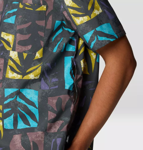 Mountain Hardwear Mens Trail Sender Camp Shirt - Allium Meadows Print