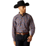 Ariat Men's Ty Classic Fit Shirt - Dark Blue