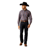 Ariat Men's Ty Classic Fit Shirt - Dark Blue