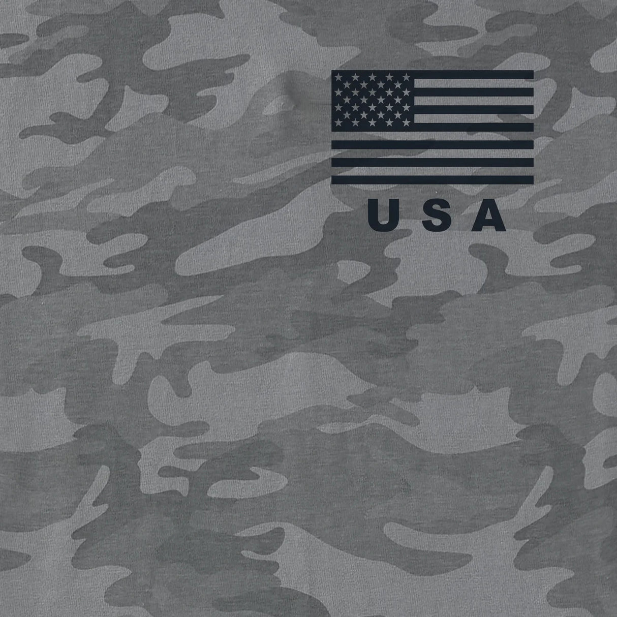 Life Is Good Mens USA Flag Short Sleeve Allover Printed Short Sleeve Crusher Tee - Gray Camo