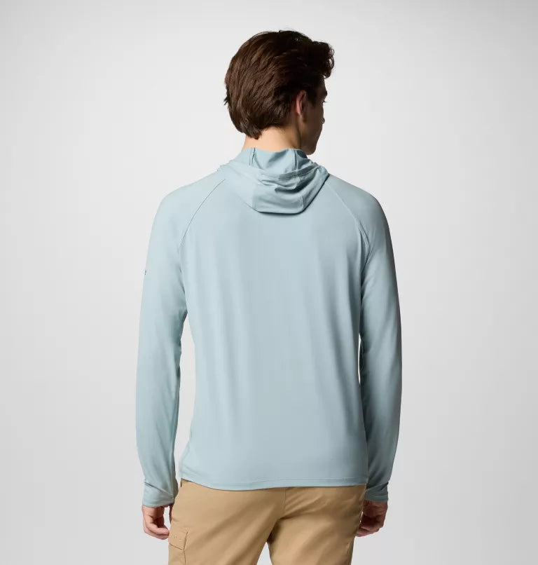 Columbia Mens Wild Cast Sun Hoodie - Crushed Blue