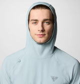 Columbia Mens Wild Cast Sun Hoodie - Crushed Blue