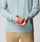 Columbia Mens Wild Cast Sun Hoodie - Crushed Blue