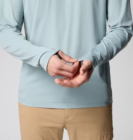 Columbia Mens Wild Cast Sun Hoodie - Crushed Blue