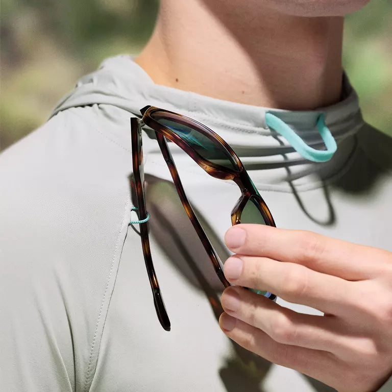 Columbia Mens Wild Cast Sun Hoodie - Crushed Blue