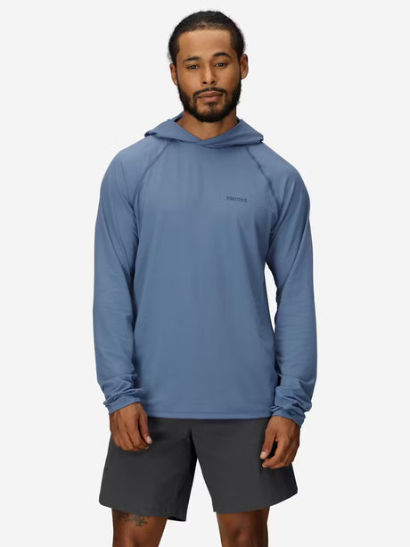 Marmot Mens Windridge Hoody UPF 50 - Rain Cloud Rain Cloud