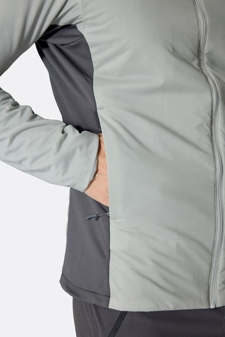 Rab Mens Xenair Alpine Flex Insulated Jacket - Light Zinc