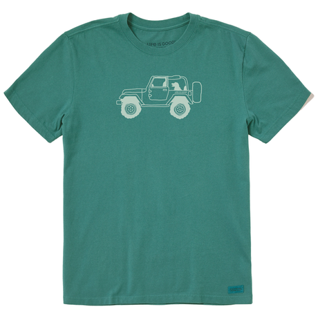 Life Is Good Men's Favorite Passenger Short Sleeve Tee Spruce green