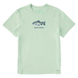 Life Is Good Men's Good Catch Short-Sleeve Crusher-LITE Tee - Sage Green Sage Green