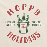 Life Is Good Men's Hoppy Holidays Beer Cheer Crusher Tee