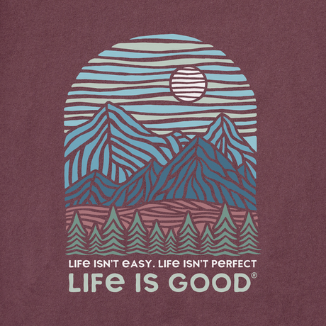 Life Is Good Men's Life Isn't Easy Long Sleeve Crusher-lite Tee