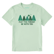 Life Is Good Men's May the Forest Be With You Crusher Tee - Sage Green Sage Green