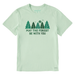 Life Is Good Men's May the Forest Be With You Crusher Tee - Sage Green Sage Green