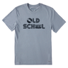 Life Is Good Men's Old School Vinyl Cassette Short-Sleeve Crusher-LITE Tee - Stone Blue Stone Blue