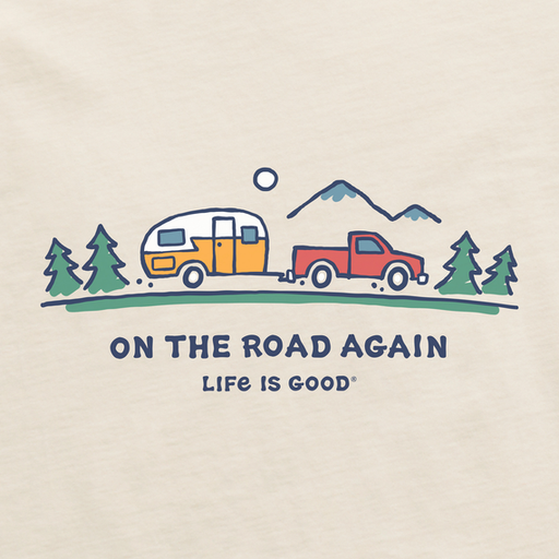 Life Is Good Men's On The Road Again Trailer Short Sleeve Tee