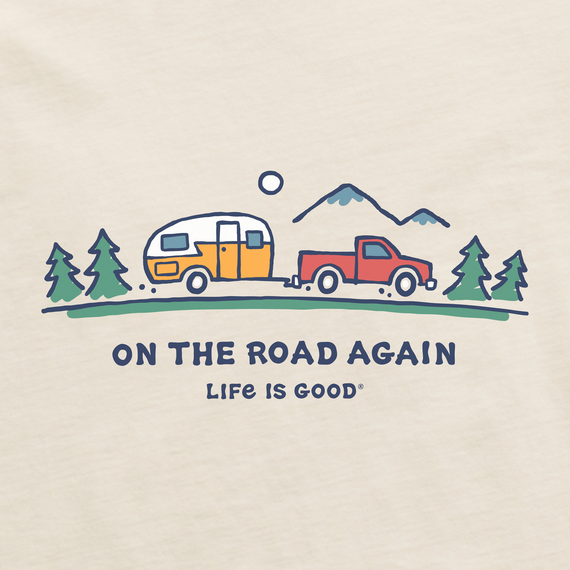 Life Is Good Men's On The Road Again Trailer Short Sleeve Tee