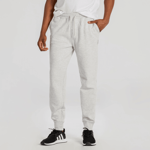 Life Is Good Men's Solid Simply True Fleece Jogger Light heather gray