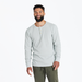 Life Is Good Men's Solid Thermal Henley - Fog Gray Fog Gray