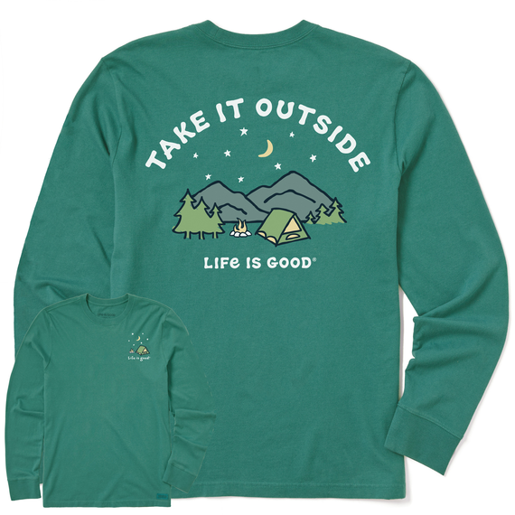 Life Is Good Men's Better With A Golden Truck Short Sleeve Crusher Tee Discount | Clothing