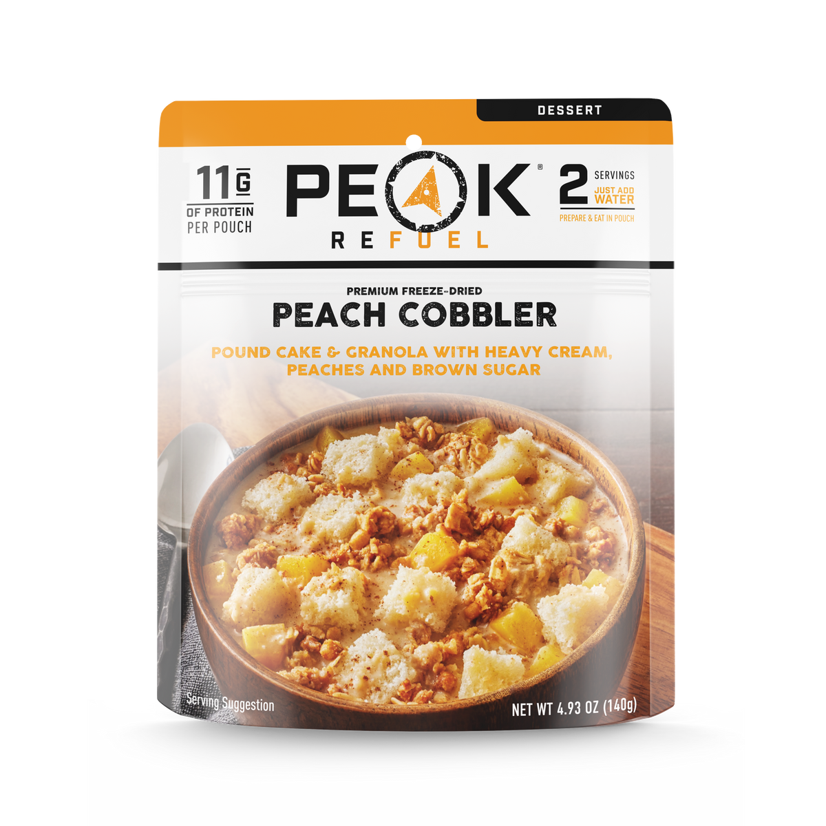 Peach Cobbler Freeze Dried Meal