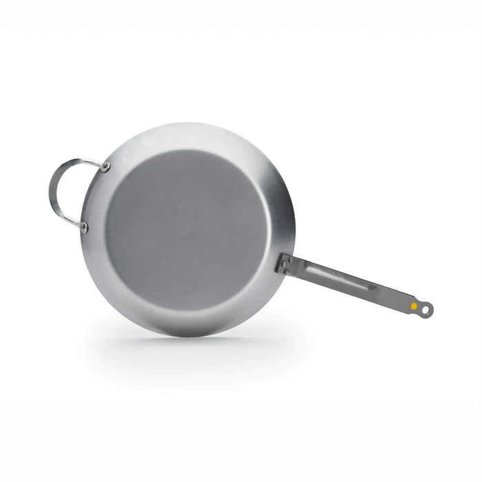 de Buyer MINERAL B Carbon Steel 12.5-inch Fry Pan with 2 Handles