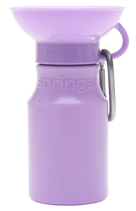 Springer Pets Mini Dog Travel Bottle 15oz - Lilac