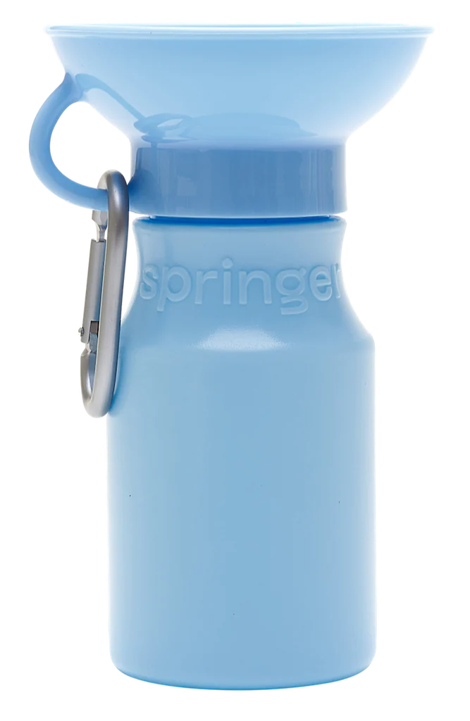 Springer Pets Mini Dog Travel Bottle 15oz - Sky Blue