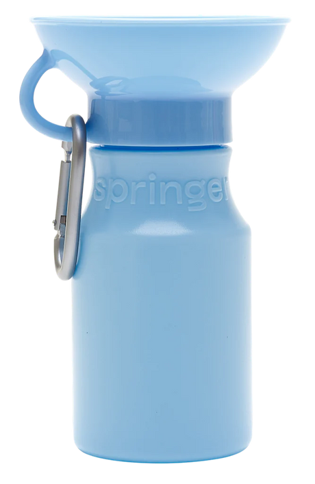 Springer Pets Mini Dog Travel Bottle 15oz - Sky Blue