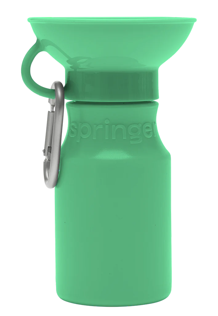 Springer Pets Mini Dog Travel Bottle 15oz - Springer Green