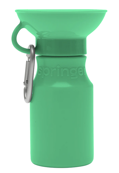 Springer Pets Mini Dog Travel Bottle 15oz - Springer Green